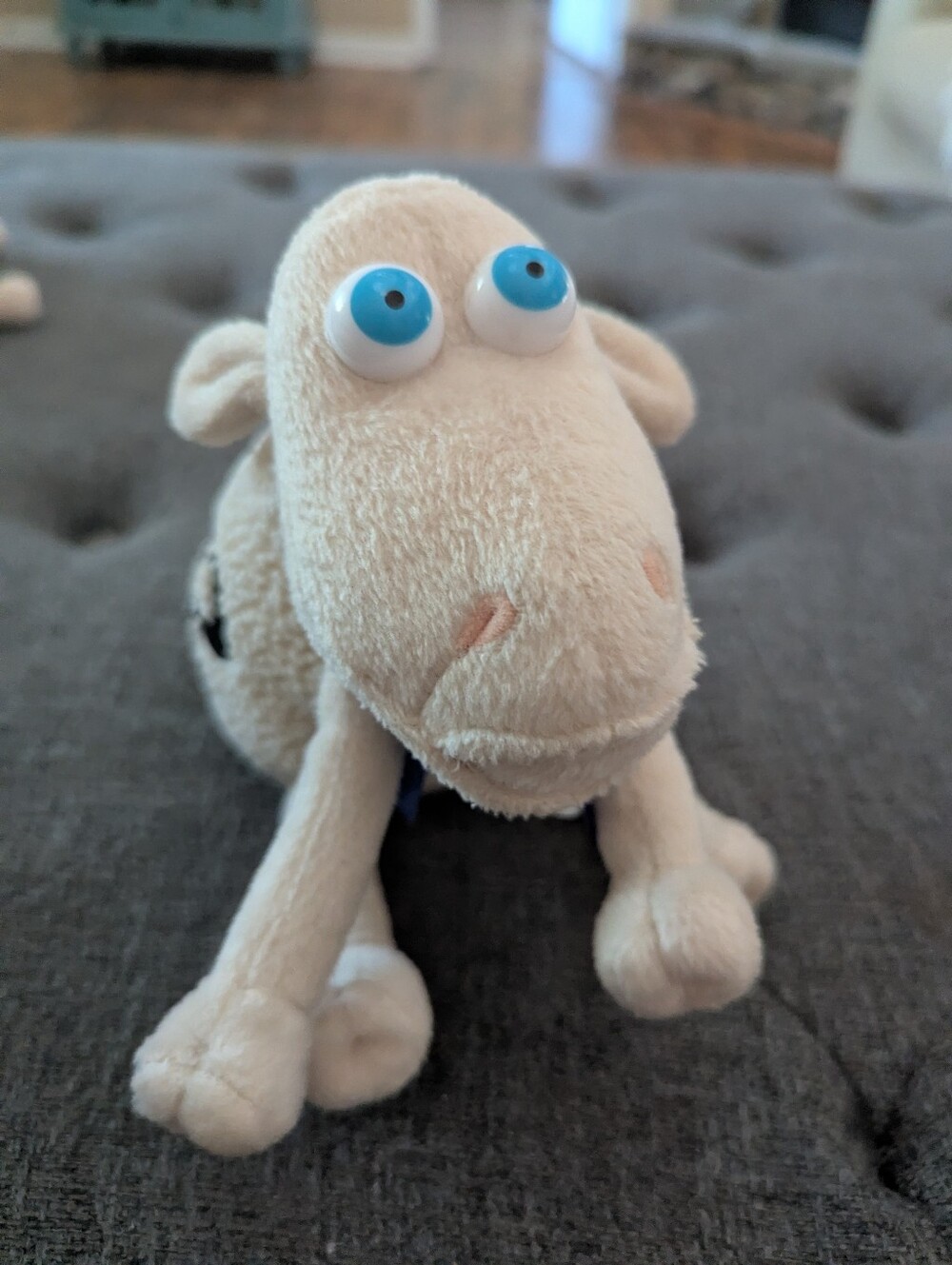 #58 Serta mattress Counting Sheep lamb Mascot Blue Eyes Plush with tags